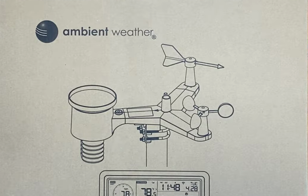 Ambient weather ws 8482 wireless weather station, alexa compatible, white box